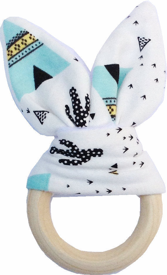 Organic Wood & Fabric Teether