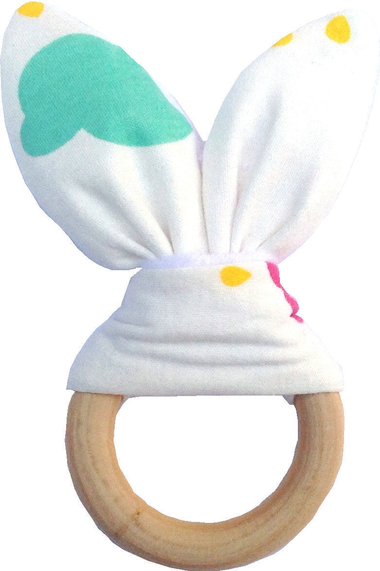 Organic Wood & Fabric Teether