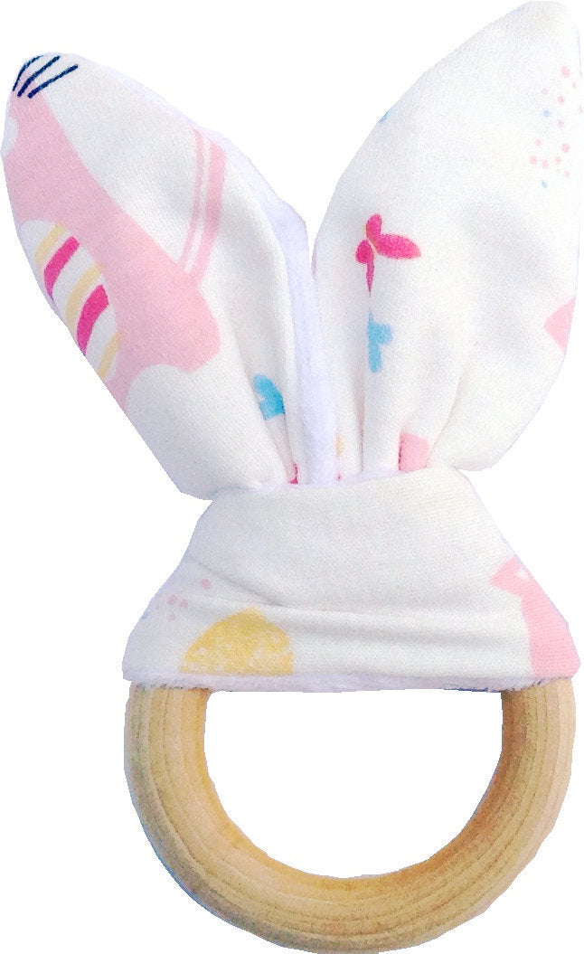 Organic Wood & Fabric Teether