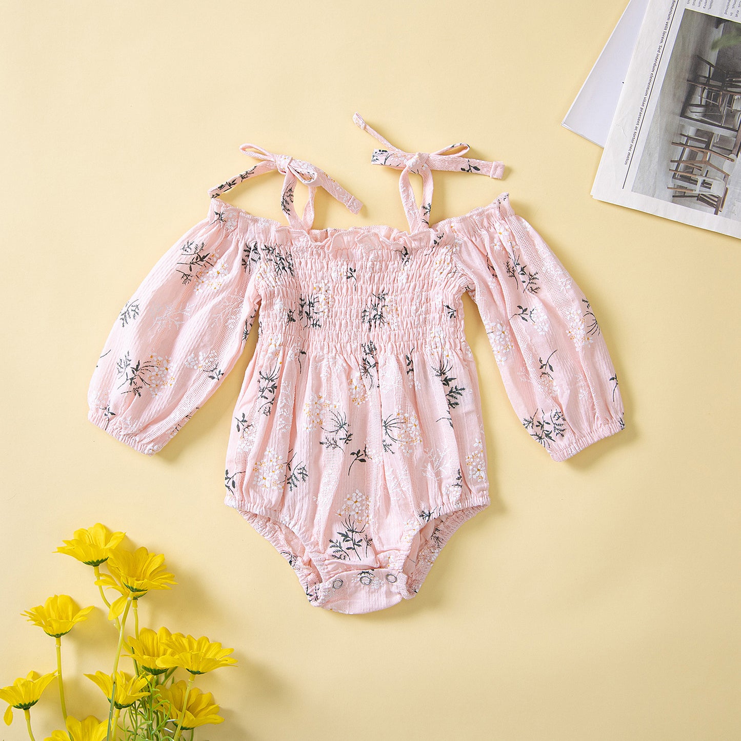 Cute Fashion Floral Sleeveless Jumpsuit